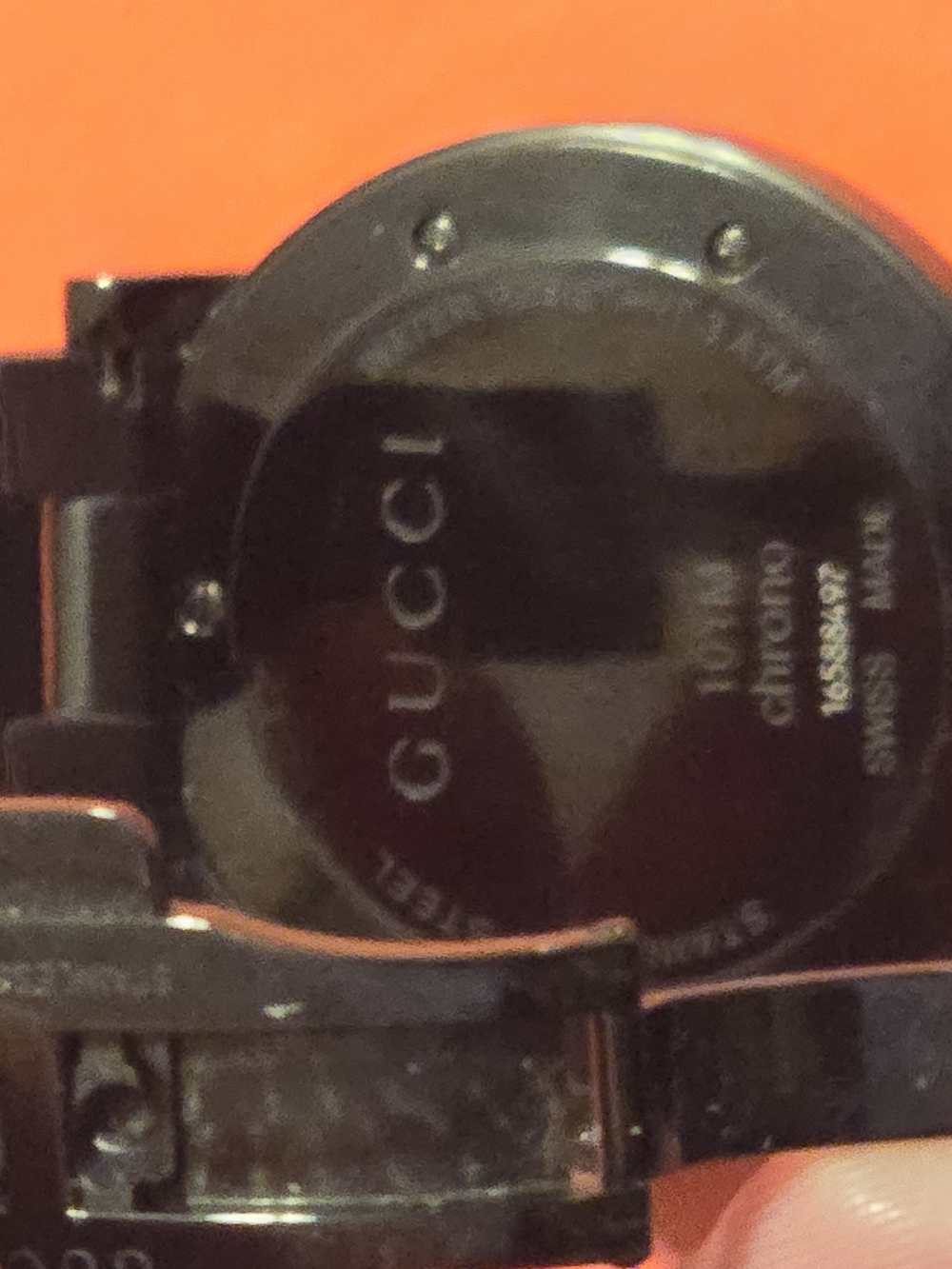 Gucci Custom Diamond Watch – Black Stainless Steel | Approx. 3.10 CTW Diamonds - Picture 8 of 13